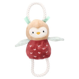 Produktbild von Flamingo Hundespielzeug Welpe Phoebe Eule mit Seil, Maße: 20 x 7,5 x 38 cm