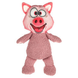 Flamingo Hundespielzeug Xido Schwein stehend rosa – Bild 1 von 3