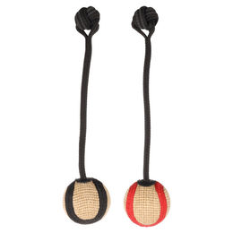 Flamingo Hundespielzeug Zerrseil Juru mit Ball – Bild 1 von 5