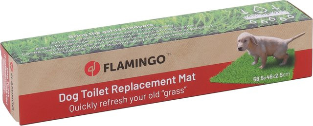 Produktbild von FLAMINGO Hundetoilette mit Kunstrasen Ersatz-Rasenmatte