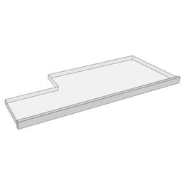 Produktbild von Flamingo Kaninchenstall Ersatzschublade Loft Urban schwarz