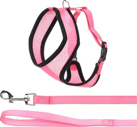 Produktbild von Flamingo Katzen-Geschirr Harms mit Leine – Rosa – Größe A - 120 cm