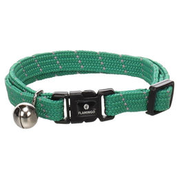 Flamingo Katzen Halsband Elza grün – Bild 1 von 4