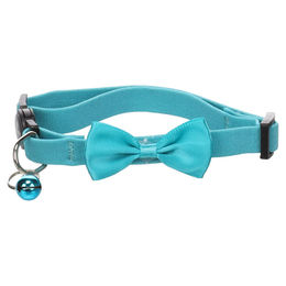 Flamingo Katzen Halsband mit Schleife Castor türkis – Bild 1 von 3