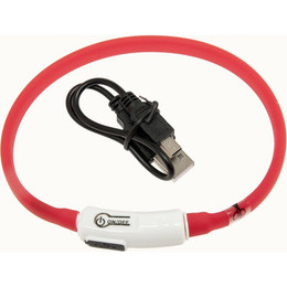 Produktbild von Flamingo Katzenhalsband LED Visio Light Rot 35 cm - 35 cm