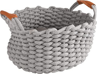 Produktbild von Flamingo Katzenkorb Enya Rund mit Kissen Grau