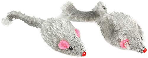Produktbild von Flamingo Katzenspielzeug Fellmäuse grau kurzhaarig - 12 x 5 cm