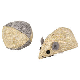 Flamingo Katzenspielzeug Juns Maus und Ball – Bild 1 von 2