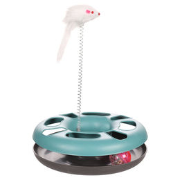 Flamingo Katzenspielzeug Leatitia Zirkel blau – Bild 1 von 4