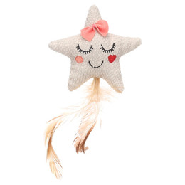 Produktbild von Flamingo Katzenspielzeug Lovu Stern beige