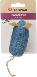 Flamingo Katzenspielzeug Robla Maus blau – Bild 1 von 3