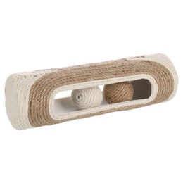 Flamingo Katzenspielzeug Rohr mit Ball Chester braun – Bild 1 von 4