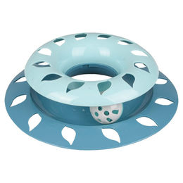 Produktbild von Flamingo Katzenspielzeug Safira rund blau