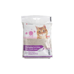 Produktbild von Flamingo Katzenstreu Babypuderduft - 7 kg