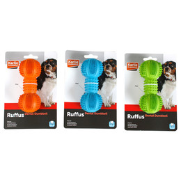 Produktbild von Flamingo Kauspielzeug Hundespielzeug Boomer Dental Hantel - 1 Stk.