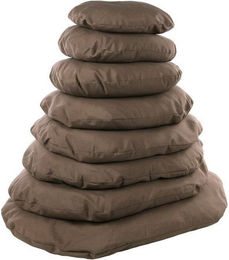 Produktbild von Flamingo Kissen Panama Oval Taupe