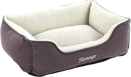 Flamingo Korb Alisha Rechteck Dunkles Taupe – Bild 1 von 3