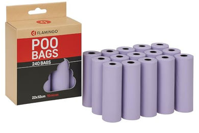 Flamingo Kotbeutel Basic Pastell Violett - 16 x 15 Stk. – Bild 1 von 7