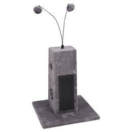 Flamingo Kratzbaum Lara Grau/Dunkelgrau/Natur – Bild 1 von 8