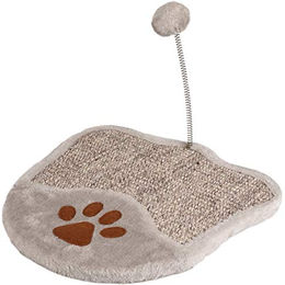 Flamingo Kratzbrett Greta Pfotenform grau – Bild 1 von 3