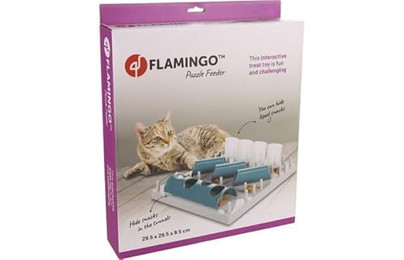 Produktbild von Flamingo KS Interaktives Katzenspielzeug Fumbo grau/blau