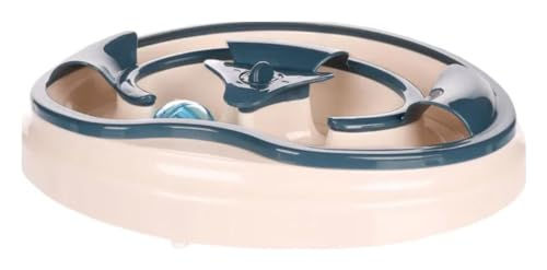 Produktbild von Flamingo KS Shilo oval Katzenspielzeug weiß/blau