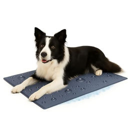 Flamingo Kühlmatte Drop Grau L 90x50 cm – Bild 1 von 6