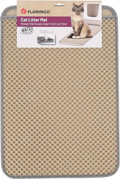 Produktbild von Flamingo Matz Katzenklo-Matte Beige 61x41x1,3 cm - 1 Stk.