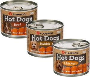 Flamingo Mini Hot Dogs - Huhn - 120 g – Bild 1 von 5