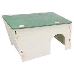 Produktbild von Flamingo Nagerhaus Mick beige, Maße: 37,5 x 24 x 20,5 cm