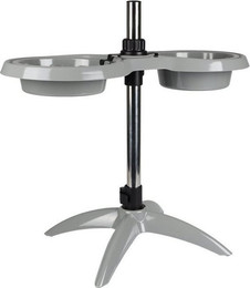 Produktbild von Flamingo Napf-Set Futterständer Suvi grau
