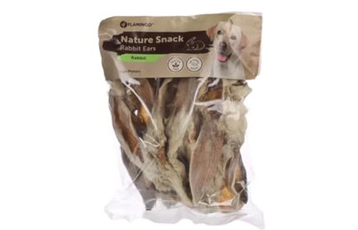 Produktbild von Flamingo Nature Snack Kaninchenohren mit Fell - 200 g