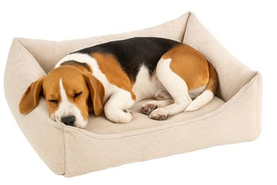 Flamingo Orthopädisches Hundebett Baldar Rechteckig Beige 65 cm – Bild 1 von 3