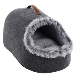 Produktbild von FLAMINGO Pet Products Kissen Igloo POFA grau 50 cm für Katzen - 50 cm