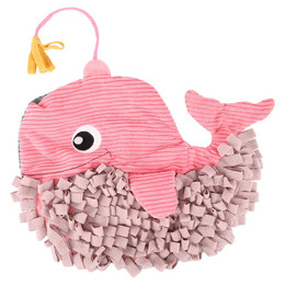 Produktbild von Flamingo Schnüffelteppich Morgano Pottwal für Welpen rosa