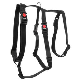 Produktbild von Flamingo Sicherheitsgeschirr Zera schwarz, Größe: L