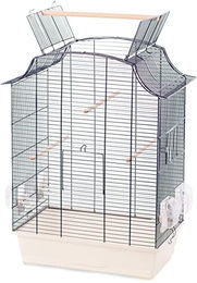 Flamingo Sittichkäfig Solor Sky weiß – Bild 1 von 5