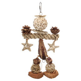 Produktbild von Flamingo Sittichspielzeug Kiko braun