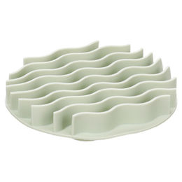 Produktbild von Flamingo Slow Feeder-Einsatz Futternapf Kaja rund hellgrün, Maße: 15 x 2,5 cm