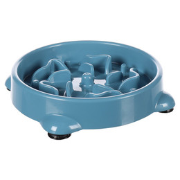 Produktbild von Flamingo Slow Feeder Fressnapf Beno Rund Petrol 300 ml - 300 ml