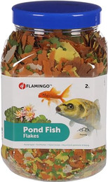 Produktbild von Flamingo Teichfutter Flakes - 2 l