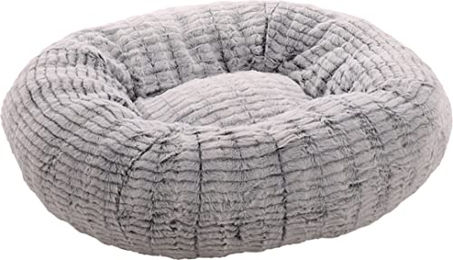 Flamingo Tierbett Hundekorb Stella rund grau/weiß – Bild 1 von 3