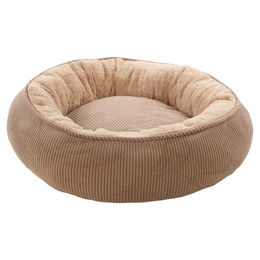 Flamingo Tierbett Katzenbett Colette rund taupe – Bild 1 von 3