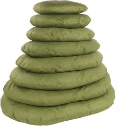 Produktbild von Flamingo Tierkissen Hundekissen Firenze oval grün