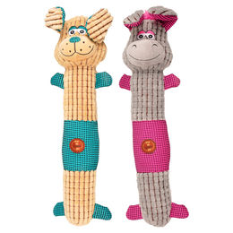 Flamingo Tierkuscheltier Hund/Esel mit großen Ohren – Bild 1 von 5