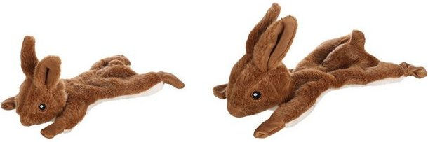 Produktbild von Flamingo Tierkuscheltier Hundespielzeug Forre Kaninchen hellbraun, Maße: 16 x 25 x 14 cm