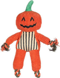 Flamingo Tierkuscheltier Hundespielzeug Halloween Bunut Kürbis orange - 1 Stk. – Bild 1 von 3