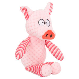 Flamingo Tierkuscheltier Hundespielzeug Plüschtier Schwein - 34 cm – Bild 1 von 2