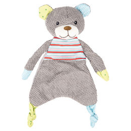 Flamingo Tierkuscheltier Hundespielzeug Stripsy Bär flach - 25 cm – Bild 1 von 2