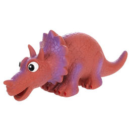 Flamingo Tierquietschie Hundespielzeug Latex Amos Dino rosa – Bild 1 von 2